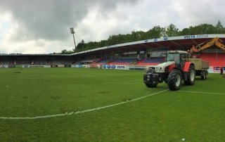 Baubeginn beim FC Heidenheim